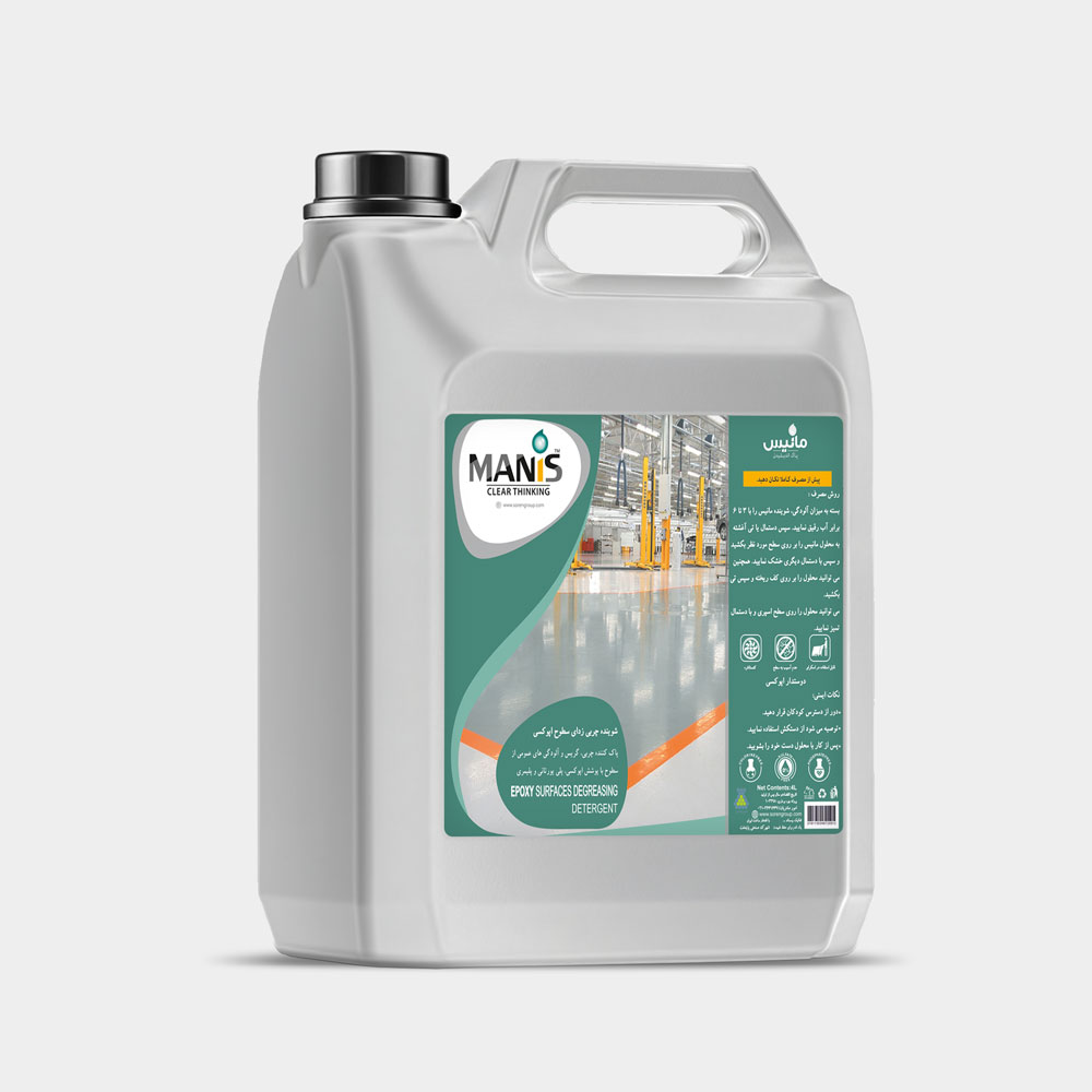 شوینده چربی زدای اپوکسی مانیس4  لیتر - 4L